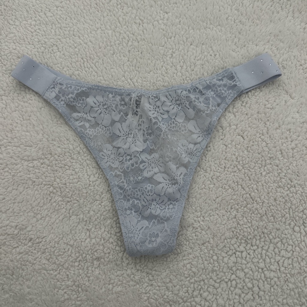 PINK Victoria’s Secret Lace High Leg Thong Panty
